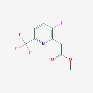 Methyl 3-iodo-6-(trifluoromethyl)-pyridine-2-acetate