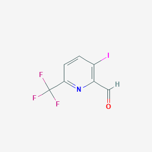 2-Formyl-3-iodo-6-(trifluoromethyl)pyridine