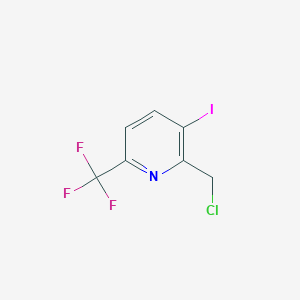 2-Chloromethyl-3-iodo-6-(trifluoromethyl)pyridine