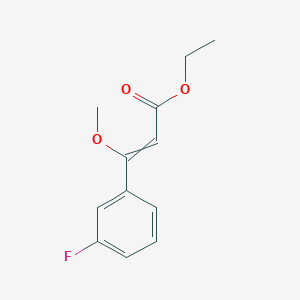 Ethyl 3-(3-fluorophenyl)-3-methoxyacrylate