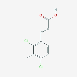 3-(2,4-Dichloro-3-methylphenyl)prop-2-enoic acid
