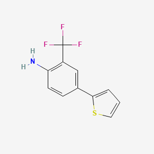 4-(Thiophen-2-yl)-2-(trifluoromethyl)aniline