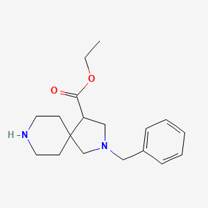 Ethyl 2-benzyl-2,8-diazaspiro[4.5]decane-4-carboxylate