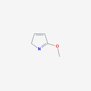 molecular formula C5H7NO B14128357 5-Methoxy-2H-pyrrole CAS No. 89267-95-8