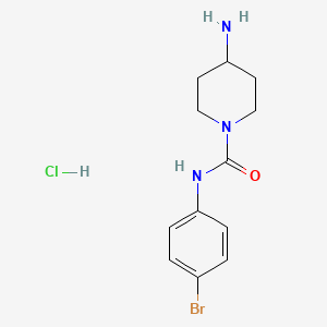 4-amino-N-(4-bromophenyl)piperidine-1-carboxamide hydrochloride