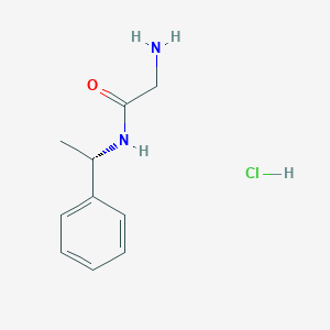 (S)-2-Amino-N-(1-phenylethyl)-acetamide hydrochloride