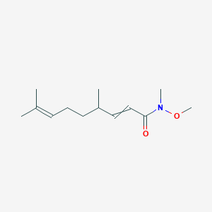 N-Methoxy-N,4,8-trimethylnona-2,7-dienamide