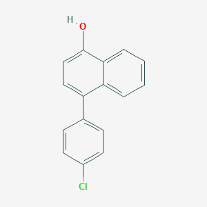 molecular formula C16H11ClO B14128469 4-(4-Chlorophenyl)-1-naphthalenol CAS No. 36159-77-0