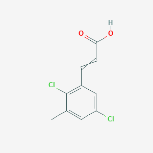 3-(2,5-Dichloro-3-methylphenyl)prop-2-enoic acid