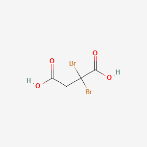 molecular formula C4H4Br2O4 B14128486 2,2-Dibromobutanedioic acid CAS No. 101349-74-0