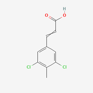 molecular formula C10H8Cl2O2 B1412849 3-(3,5-Dichloro-4-methylphenyl)prop-2-enoic acid CAS No. 1807320-09-7