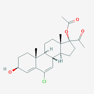 molecular formula C23H31ClO4 B141285 Chlormadinol acetate CAS No. 3114-44-1