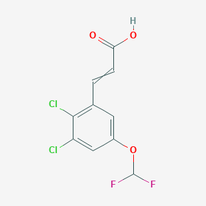 2,3-Dichloro-5-(difluoromethoxy)cinnamic acid