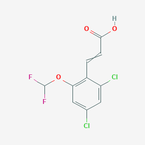 2,4-Dichloro-6-(difluoromethoxy)cinnamic acid