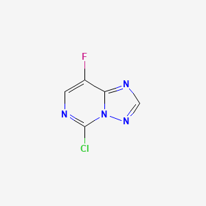 5-Chloro-8-fluoro[1,2,4]triazolo[1,5-c]pyrimidine