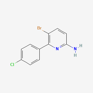 5-Bromo-6-(4-chloro-phenyl)-pyridin-2-ylamine