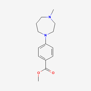 molecular formula C14H20N2O2 B14128532 Methyl 4-(4-methyl-1,4-diazepan-1-yl)benzoate 