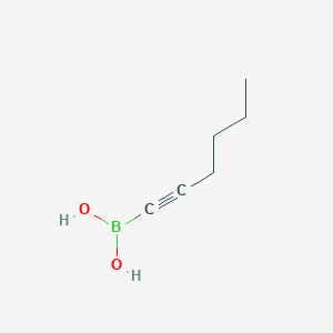 molecular formula C6H11BO2 B14128546 Hex-1-yn-1-ylboronic acid CAS No. 1237739-81-9