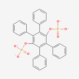 molecular formula C30H20O8P2-4 B14128555 Phosphoric acid,esters,1,4-phenylene tetraphenyl ester CAS No. 51732-57-1
