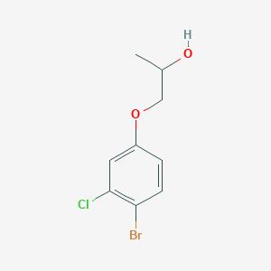 1-(4-Bromo-3-chlorophenoxy)propan-2-ol