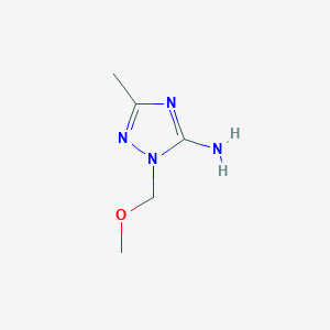 molecular formula C5H10N4O B1412862 1-(Methoxymethyl)-3-methyl-1h-1,2,4-triazol-5-amine CAS No. 2168770-56-5