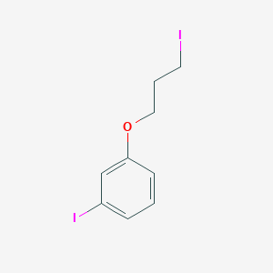 molecular formula C9H10I2O B14128630 1-Iodo-3-(3-iodopropoxy)benzene 