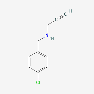 molecular formula C10H10ClN B14128646 N-(4-Chlorobenzyl)prop-2-yn-1-amine 