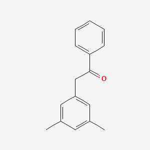 molecular formula C16H16O B14128664 2-(3,5-Dimethylphenyl)-1-phenylethan-1-one 
