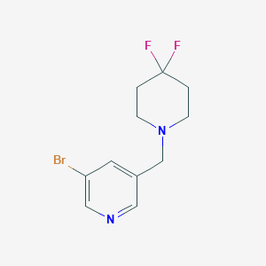 3-Bromo-5-(4,4-difluoropiperidin-1-ylmethyl)-pyridine