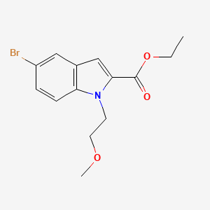5-Bromo-1-(2-methoxyethyl)-1H-indole-2-carboxylic acid ethyl ester