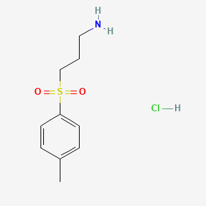 molecular formula C10H16ClNO2S B1412871 3-(Toluene-4-sulfonyl)propylamine hydrochloride CAS No. 1158465-06-5