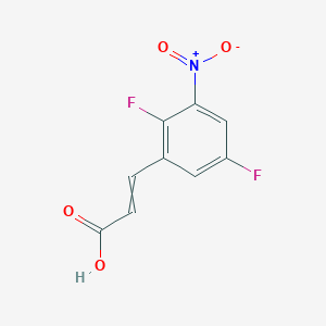 2,5-Difluoro-3-nitrocinnamic acid