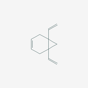 molecular formula C11H14 B14128733 1,6-Diethenylbicyclo[4.1.0]hept-3-ene CAS No. 88816-25-5