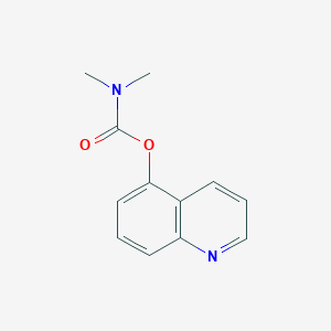 molecular formula C12H12N2O2 B14128741 Quinolin-5-yl dimethylcarbamate 