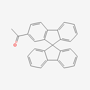 molecular formula C27H18O B14128745 2-Acetyl-9,9'-spirobifluorene 