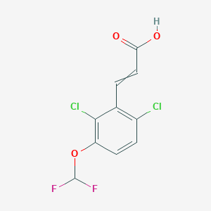 2,6-Dichloro-3-(difluoromethoxy)cinnamic acid