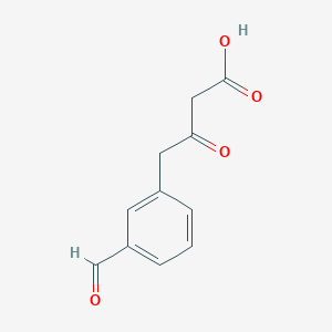 4-(3-Formylphenyl)-3-oxobutanoic acid