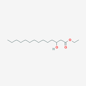 molecular formula C16H32O3 B141288 (R)-Ethyl 3-hydroxytetradecanoate CAS No. 151763-75-6