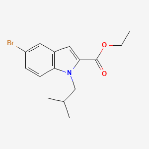 5-Bromo-1-isobutyl-1H-indole-2-carboxylic acid ethyl ester