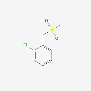 molecular formula C8H9ClO2S B14128831 o-Chlorobenzyl methyl sulfone CAS No. 16251-12-0