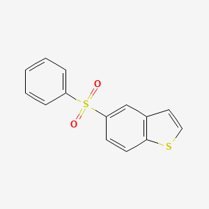 molecular formula C14H10O2S2 B14128849 5-(Phenylsulfonyl)benzo[b]thiophene 