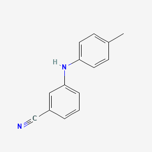 molecular formula C14H12N2 B14128886 3-(p-Tolylamino)benzonitrile 