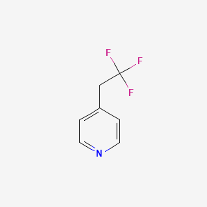 molecular formula C7H6F3N B14128896 4-(2,2,2-Trifluoroethyl)pyridine CAS No. 1099598-10-3
