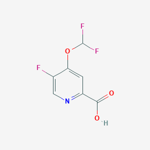 4-Difluoromethoxy-5-fluoropicolinic acid