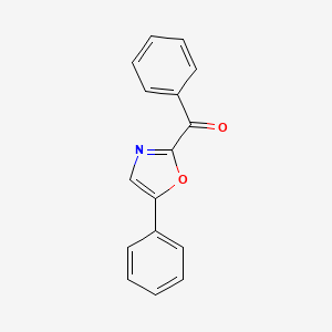 molecular formula C16H11NO2 B14128905 Phenyl(5-phenyl-1,3-oxazol-2-yl)methanone CAS No. 31970-74-8
