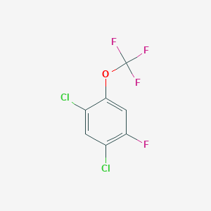 molecular formula C7H2Cl2F4O B1412891 1,5-Dichloro-2-fluoro-4-(trifluoromethoxy)benzene CAS No. 1803820-70-3