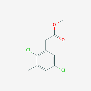 molecular formula C10H10Cl2O2 B1412893 Methyl 2,5-dichloro-3-methylphenylacetate CAS No. 1806348-10-6