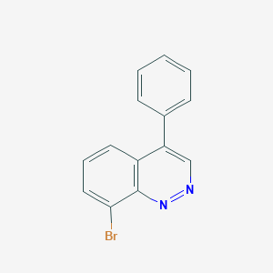 molecular formula C14H9BrN2 B14128933 8-Bromo-4-phenylcinnoline 