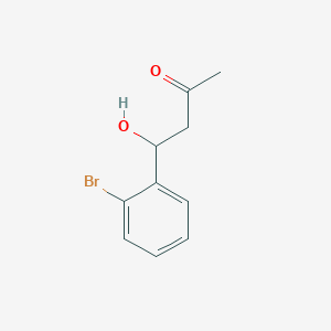 molecular formula C10H11BrO2 B14128962 4-(2-Bromophenyl)-4-hydroxybutan-2-one 