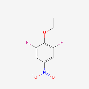 molecular formula C8H7F2NO3 B1412897 1,3-二氟-2-乙氧基-5-硝基苯 CAS No. 1806305-50-9